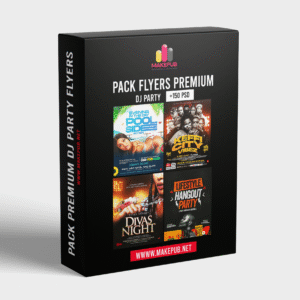 Pack Premium DJ PARTY PSD full editable(new 2025)