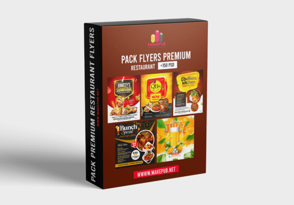 Pack Premium RESTAURANT PSD full editable(new 2025)
